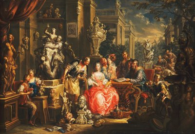 Une allégorie des arts visuels - Johann Georg Platzer