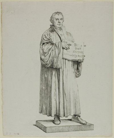Statue de Luther à Wittenberg - Johann Gottfried Schadow