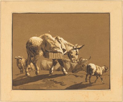 Âne - Johann Gottlieb Prestel after Joseph Wagner