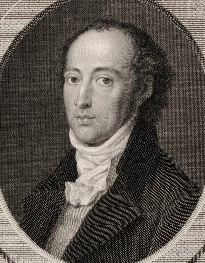 Portrait du compositeur Johann Anton André 1775-1842, 1800. - Johann Heinrich Lips