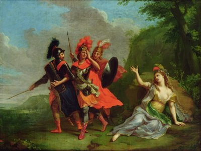 Carlo et Ubaldo arrachent Rinaldo des bras d