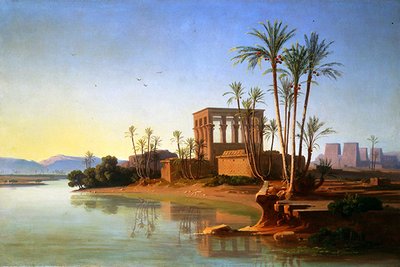 Philae, vers 1860 - Johann Jakob Frey
