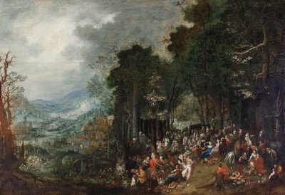 Paysage avec fête - Johann Jakob Hartmann