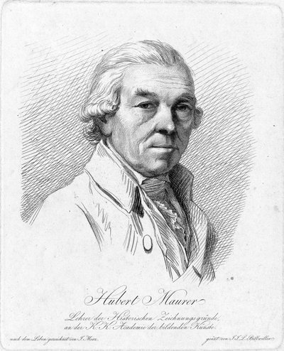 Personne représentée : Hubert Maurer - Johann Jakob Laurenz Billwiller