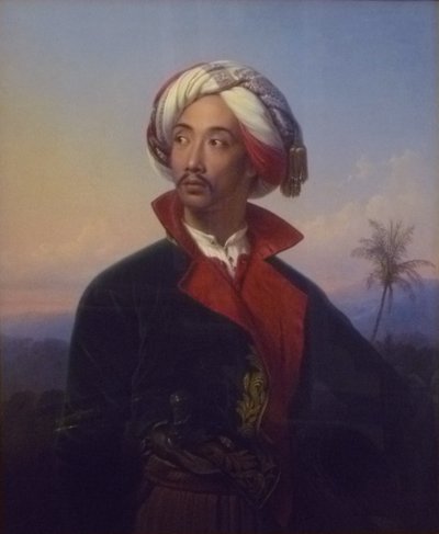 Portrait du Prinz Raden Saleh Syarif Bustaman (1811-1880) - Johann Karl Bähr