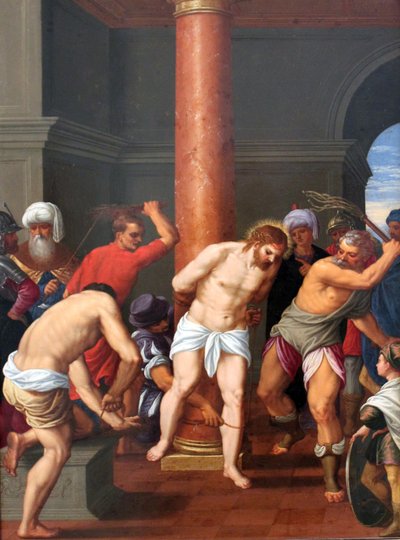 Allemand : Geißelung Christi La flagellation du Christ - Johann König