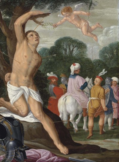 Le martyre de saint Sébastien - Johann König
