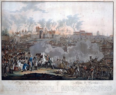 La bataille de Ratisbonne le 23 avril 1809 - Johann Lorenz Rugendas