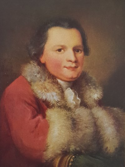 French : Portrait de Beat Ludwig Walthard, éditeur. - Johann Ludwig Aberli