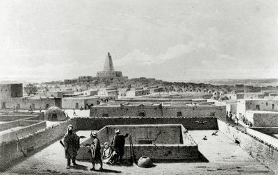 Tombouctou depuis la Terrasse de la Maison du Voyageur, de 