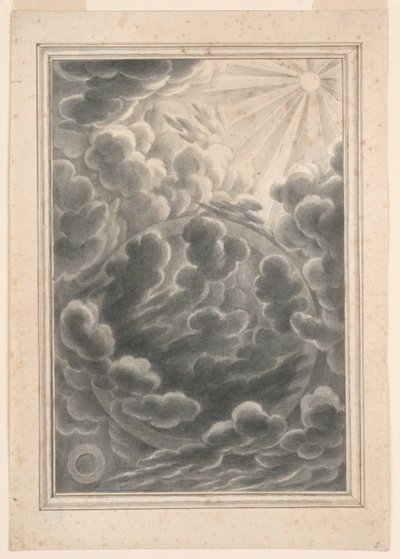 Étude pour La Création de la Lumière, Planche 3, Physica Sacra - Johann Melchior Füssli