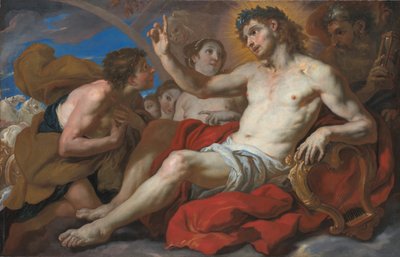 Apollon accordant à Phaéton la permission de conduire le char du Soleil, 1690-95 - Johann Michael Rottmayr
