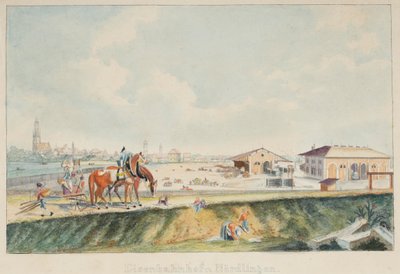 Cour de chemin de fer de Nördlingen - Johann Michael Voltz