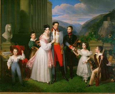 Archiduc Karl, commandant en chef des troupes impériales pendant les guerres napoléoniennes ... - Johann Nepomuk Ender