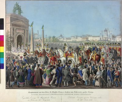 Entrée de Franz I le 16.6.1814 à Vienne - Johann Nepomuk Hoechle