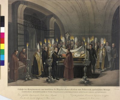 Inhumation de Franz I.1835 - Johann Nepomuk Hoechle