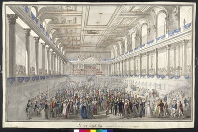 Redoute pendant la convention viennoise - Johann Nepomuk Hoechle