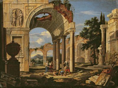 Paysage avec ruines, 1673 - Johann Oswald Harms