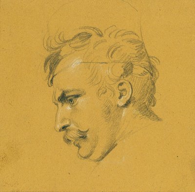 Étude de portrait pour "La sortie de Nikolaus Zrinyi devant la forteresse de Szigeth" - Johann Peter Krafft