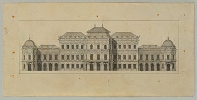 Étude pour le Belvédère supérieur - Johann Peter Krafft