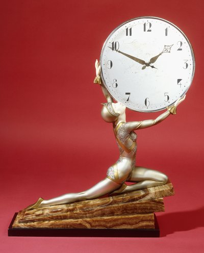 Fille agenouillée avec une horloge - Johann Philipp Ferdinand Preiss