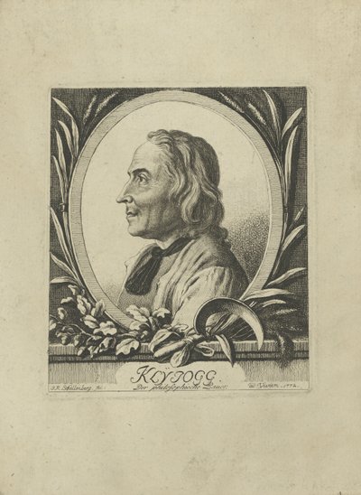Portrait de Jakob Kleinjogg Gujer - Johann Rudolf Schellenberg