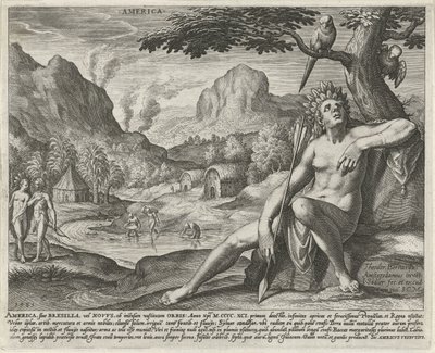 Amérique (Les quatre continents) - Johann Sadeler (I)