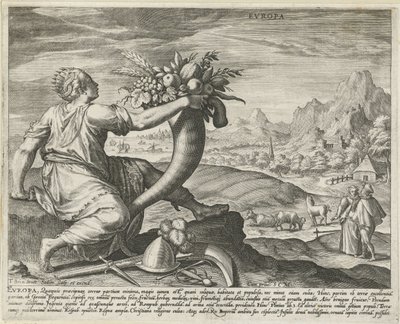 Europe (De vier werelddelen) - Johann Sadeler (I)