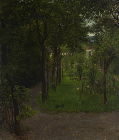 Le jardin du pharmacien Wimmer à Kraiburg - Johann Sperl