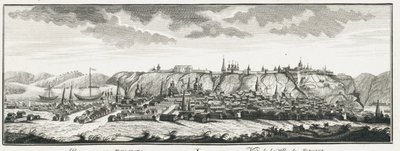 Vue de Tobolsk, vers 1735 - Johann Wilhelm Lürsenius