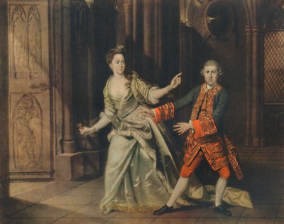 David Garrick et Mme Pritchard en Macbeth et Lady Macbeth, 1768, 1948 - Johan Joseph Zoffany