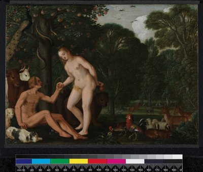 Adam et Ève au Paradis, 1629 - Johann or Hans Konig
