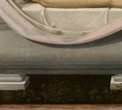 Lamentation (détail) - Johannes (fl.16th century) Hispanus