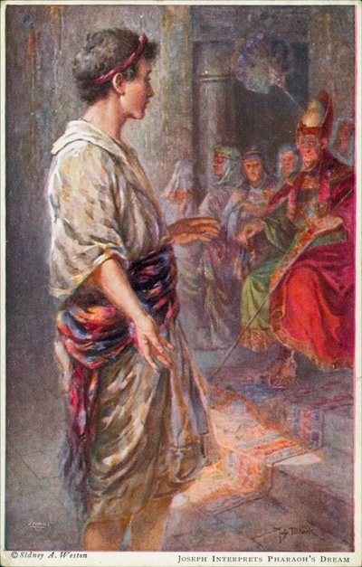 Joseph interprète le rêve de Pharaon, Genèse 41:25 - Johannes Adolf Tillack