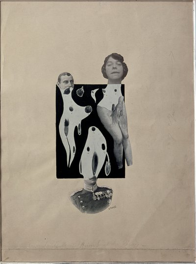 Vénus au Bain du Roi Collage par Johannes Baargeld - Johannes Baargeld