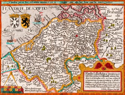 Carte des Flandres, d