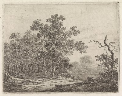 Paysage avec chêne et bétail - Johannes Christiaan Janson