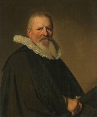 Pieter Jacobsz Schout (1570-1645), bourgmestre de Haarlem - Johannes Cornelisz. Verspronck