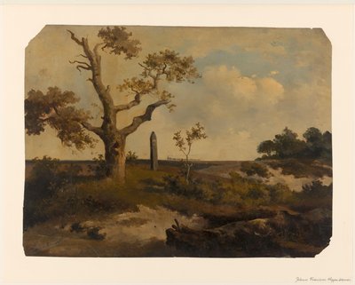 Paysage avec train à l