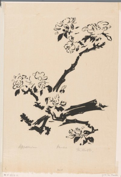 Fleur de pommier - Johannes Frederik Engelbert ten Klooster (signed by artist)