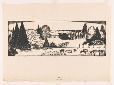 Paysage dans le sud du Limbourg - Johannes Frederik Engelbert ten Klooster (signed by artist)