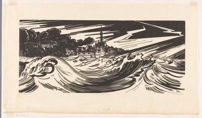 Ouragan - Johannes Frederik Engelbert ten Klooster (signed by artist)