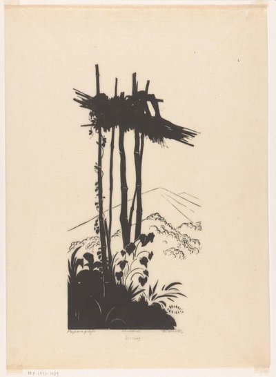 Papoeagraf - Johannes Frederik Engelbert ten Klooster (signed by artist)