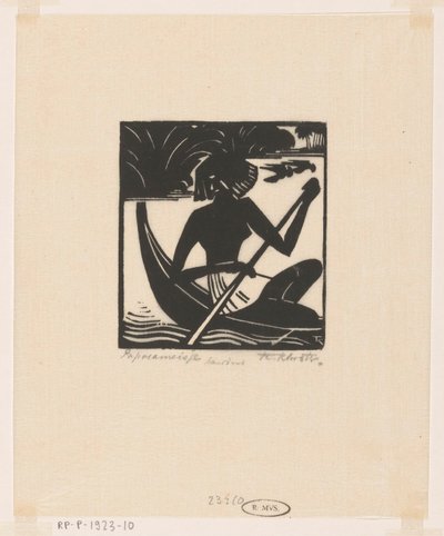 Fille papoue - Johannes Frederik Engelbert ten Klooster (signed by artist)