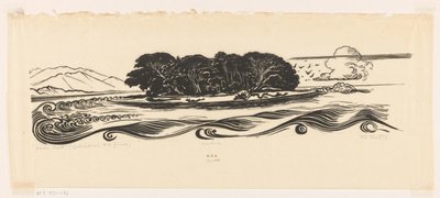 Père Smit, baie de Geelvink, Nouvelle-Guinée néerlandaise - Johannes Frederik Engelbert ten Klooster (signed by artist)