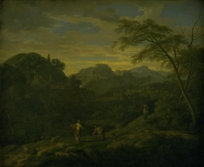 Paysage de montagne du sud - Johannes Glauber