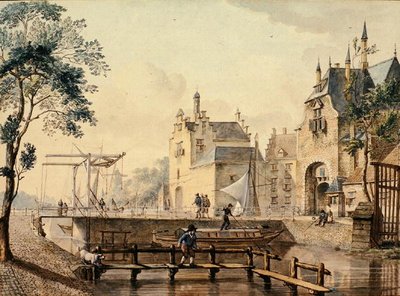 Rotterdamsche et Ketel Poort, Delft - Johannes Huibert Prins