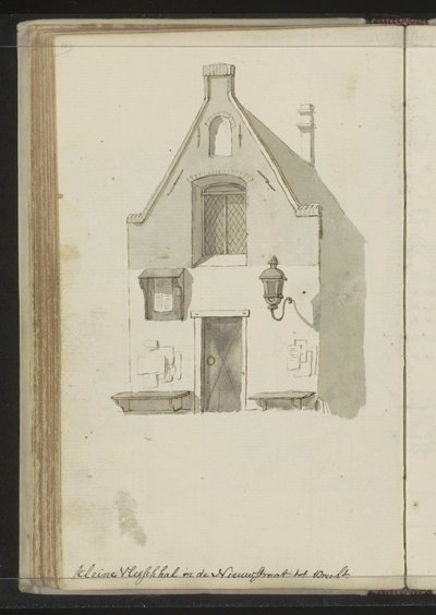 Façade de la Petite Halle aux Viandes sur la Lange Nieuwstraat à Utrecht - Johannes Huibert Prins