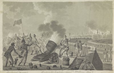 Bombardement de Flessingue par les Britanniques, 1809 - Johannes Jelgerhuis (possibly)