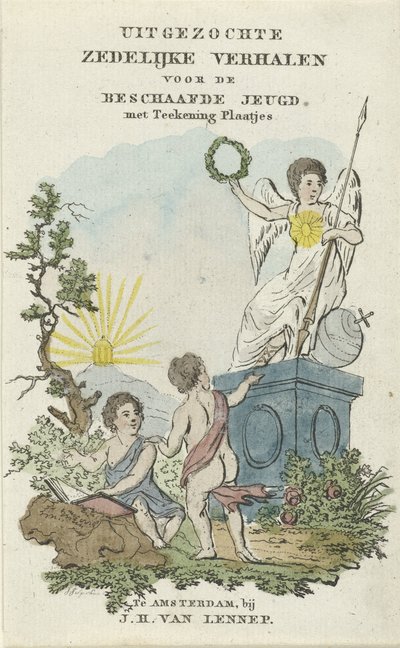 Paysage avec deux enfants - Johannes Jelgerhuis